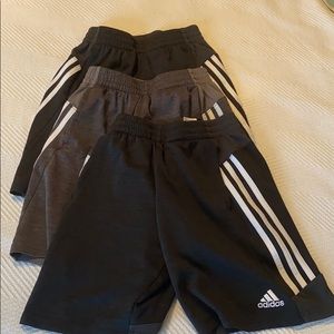 3 pairs of boys adidas shorts